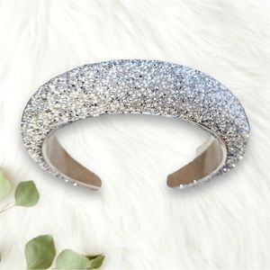 066 - Luxury Shiny Gray Headband